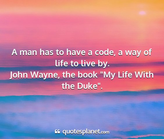 John wayne, the book 