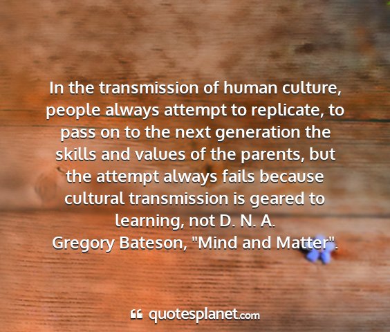 Gregory bateson, 