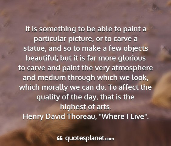 Henry david thoreau, 