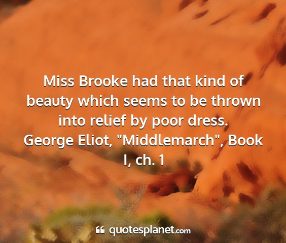 George eliot, 