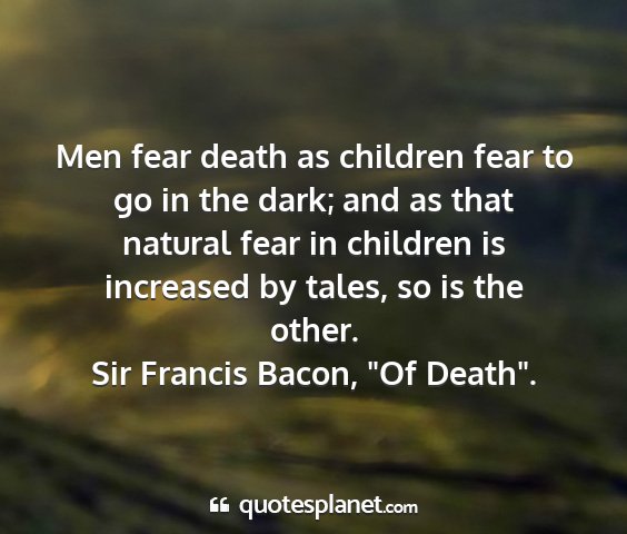 Sir francis bacon, 