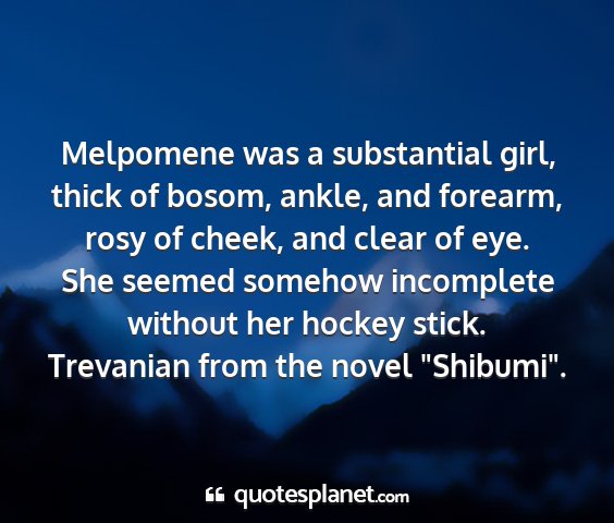 Trevanian from the novel 