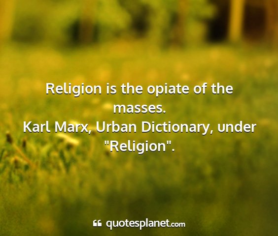 Karl marx, urban dictionary, under 