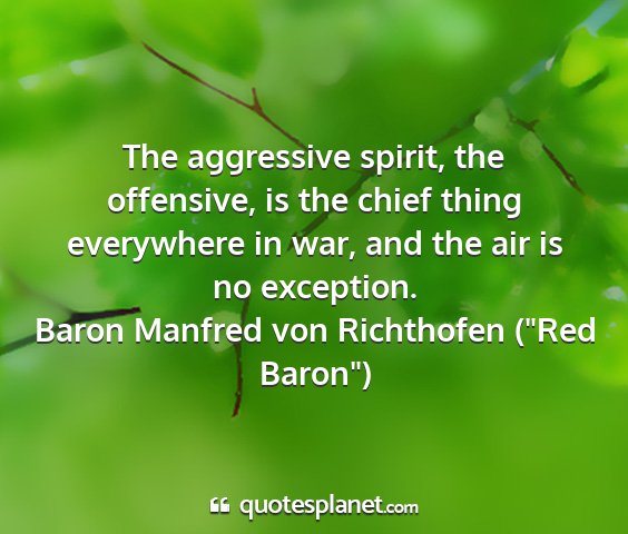 Baron manfred von richthofen (