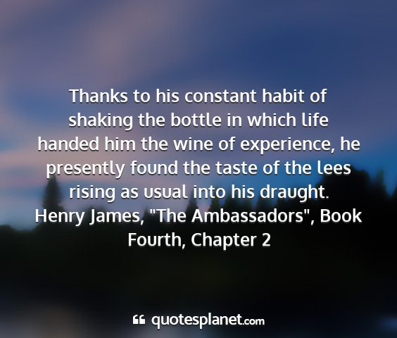 Henry james, 