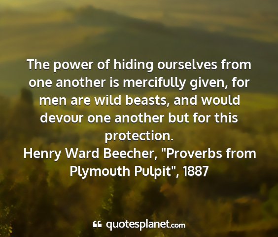 Henry ward beecher, 