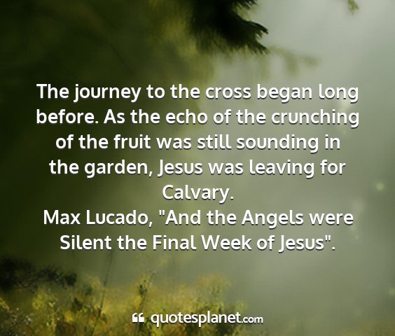 Max lucado, 