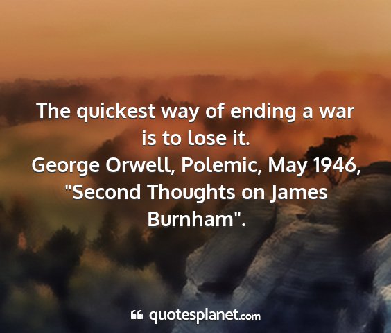 George orwell, polemic, may 1946, 