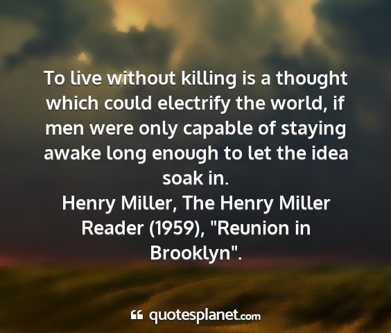 Henry miller, the henry miller reader (1959), 
