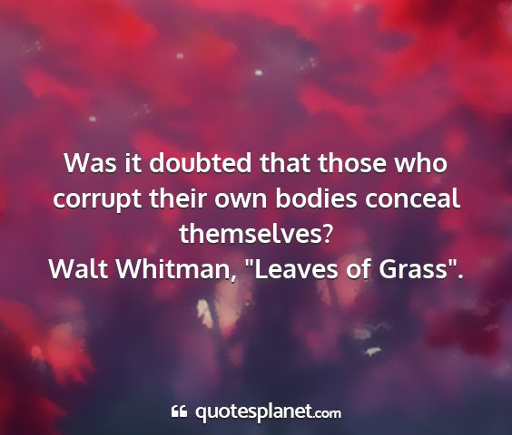 Walt whitman, 