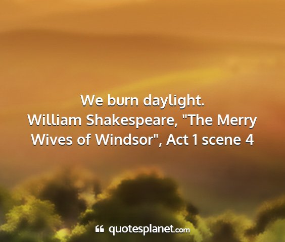 William shakespeare, 