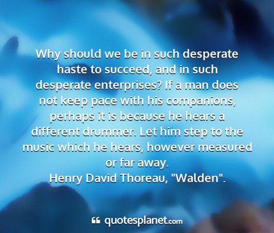 Henry david thoreau, 