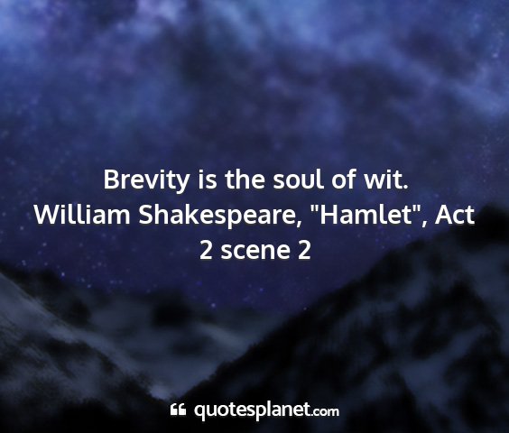 William shakespeare, 