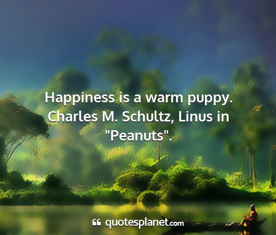 Charles m. schultz, linus in 