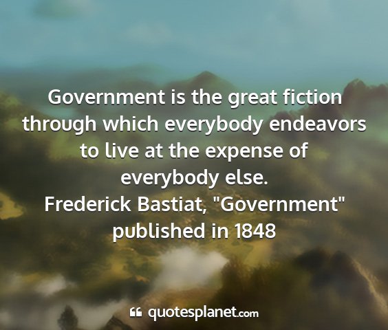 Frederick bastiat, 