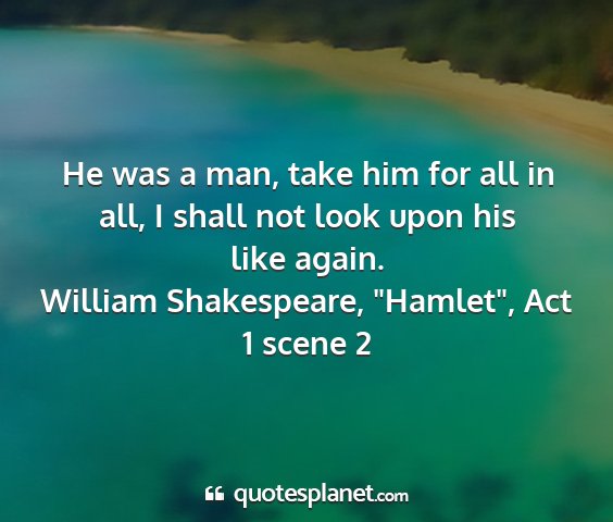 William shakespeare, 
