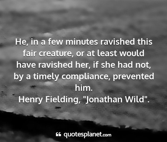 Henry fielding, 