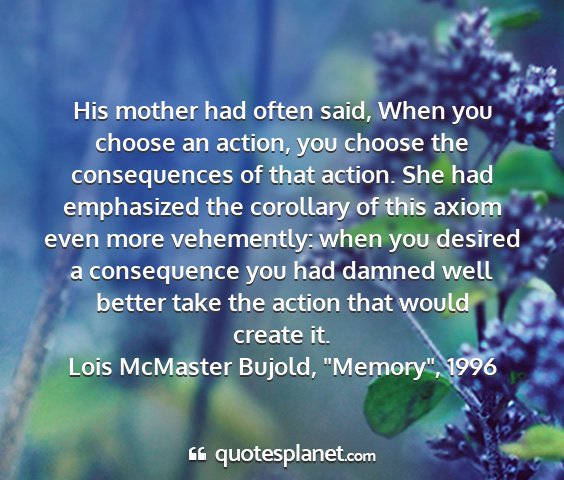 Lois mcmaster bujold, 