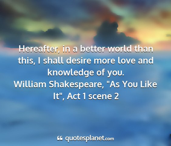 William shakespeare, 