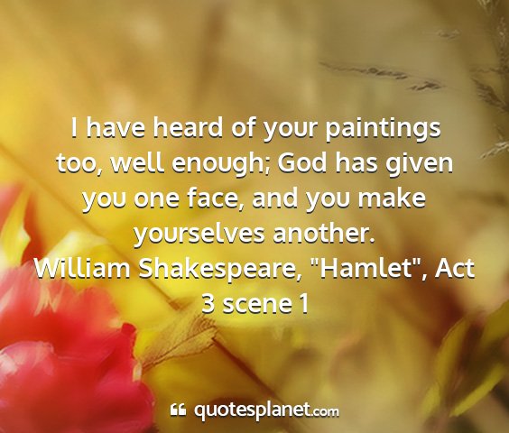 William shakespeare, 