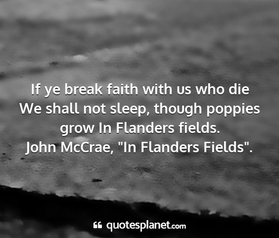 John mccrae, 